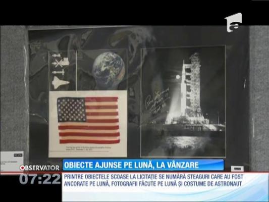 Obiecte folosite în misiunile spaţiale, scoase la licitaţie