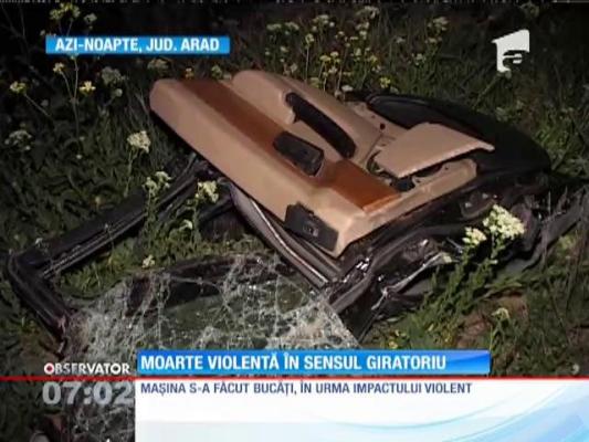 Accident rutier grav în judeţul Arad!