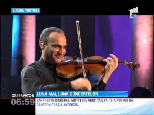 Luna Mai, luna concertelor