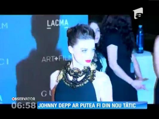 Johnny Depp ar putea fi din nou tatic