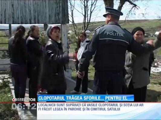 Clopotar alungat pentru că ar fi făcut legea în parohie și în cimitir