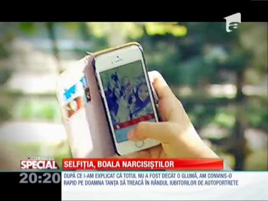 Selfie-urile, boală narcisiştilor