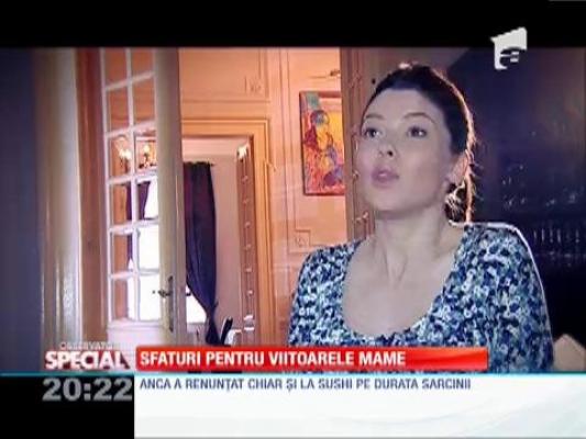 Sfaturi culinare pentru viitoarele mame de la Anca Lungu