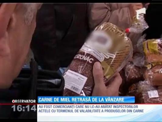 Carne de miel retrasă de la vânzare