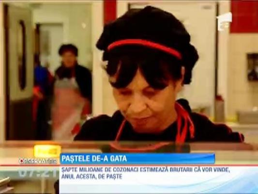 Masă tradiţională de Paşte de-a gata