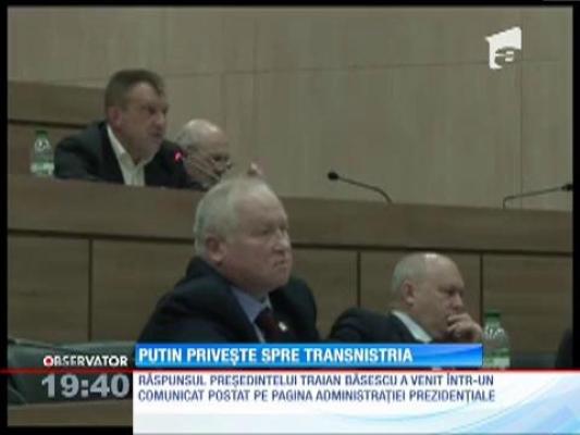 Vladimir Putin privește spre Transnistria