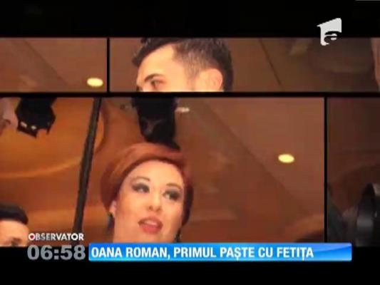 Oana Roman, primul Paşte cu fetiţa