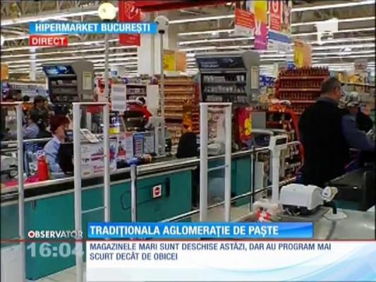 Cumpărături de Paşte întârziate? Programul supermarketurilor în perioada Sărbătorilor
