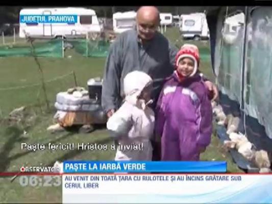 Vremea frumoasă din prima zi de Paşte i-a scos pe români din case