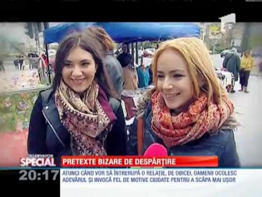 Pretexte bizare de despărţire