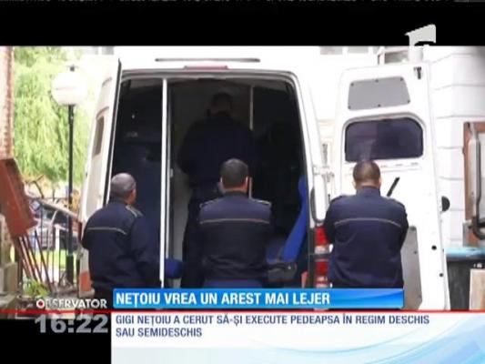 Gigi Nețoiu vrea un arest mai lejer