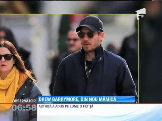 Drew Barrymore a devenit mămică pentru a doua oară