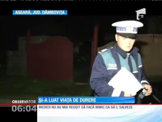 Un bărbat din Dâmbovița s-a spânzurat în podul casei