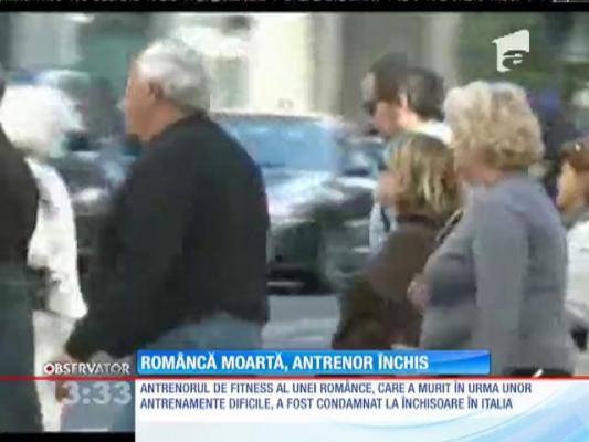 Antrenor de fitness, condamnat la închisoare