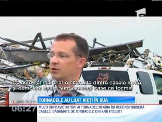 Zeci de tornade au măturat centrul Statelor Unite