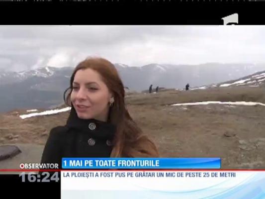 Unii au decis să se refugieze de 1 Mai în munţi. Iată cum au petrecut