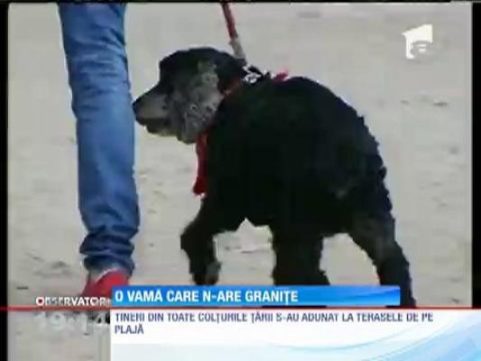 Cu soarele în inimi, vamaioții n-au ținut cont de vremea mohorâtă