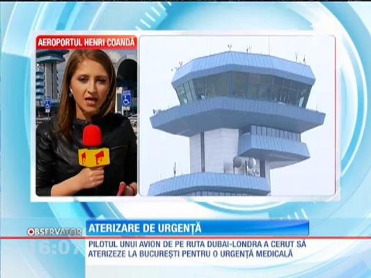 Un bărbat a provocat o aterizare de urgență pe Aeroportul Henri Coandă