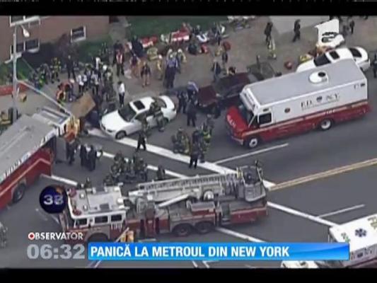 Panică la metroul din New York! Peste o sută de călători au fost evacuaţi