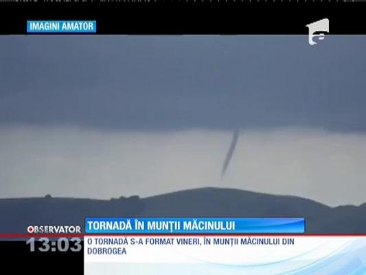Fenomen extrem! Tornadă în Munţii Măcinului