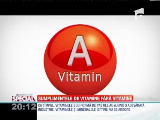 Mit sau adevăr? Suplimentele, pro şi contra