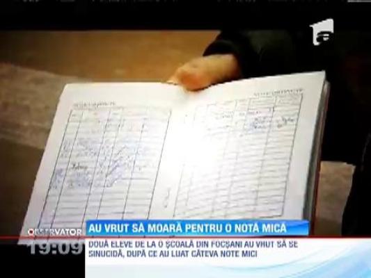 Au vrut să moară împreună pentru că au luat note mici la şcoală!