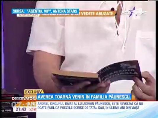 UPDATE! Moştenitorii lui Adrian Păunescu îşi împart averea în instanţă