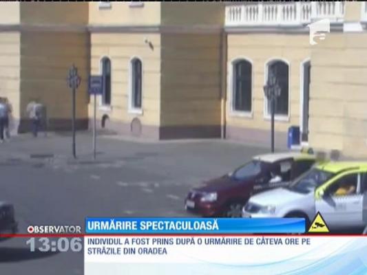 Urmărire spectaculoasă pe străzile din Oradea