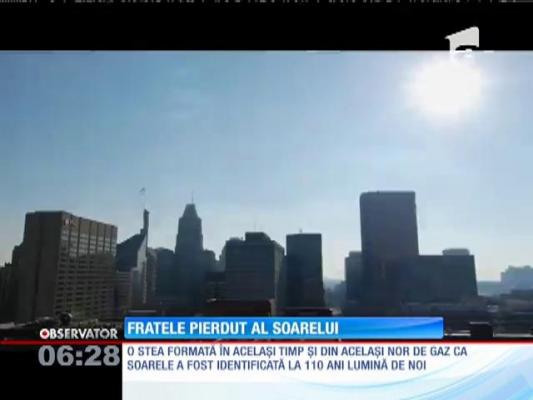 Astronomii ar fi găsit "fratele pierdut" al Soarelui