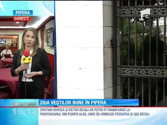 Cristi Borcea și Victor Becali ar putea fi transferați la penitenciarul unde este închis Gigi Becali