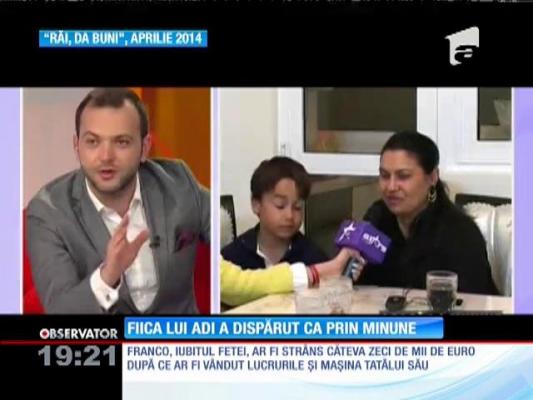 UPDATE / Fiica lui Adrian Minune a fugit de acasă