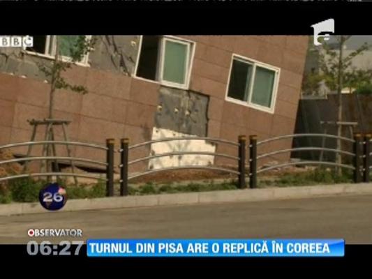 Celebrul turn din Pisa are o replică în Coreea de Sud!