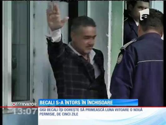 Gigi Becali abia aşteaptă să iasă, din nou, din închisoare! Iată când