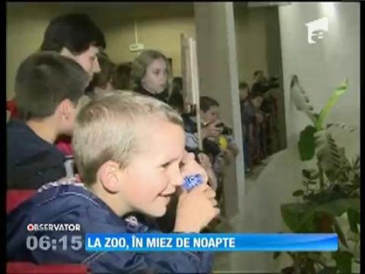 Tania, elefantul de la Zoo Târgu Mureş, a avut oaspeţi la cină