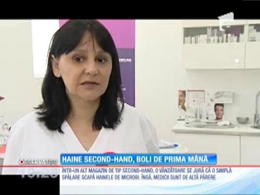 Hainele second-hand, boli de prima mână