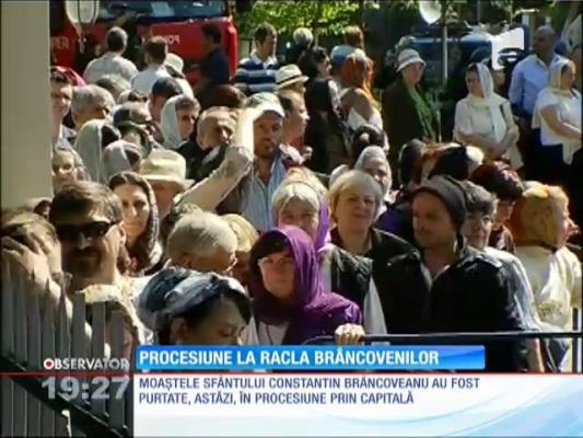 Procesiune la racla sfântului Constantin Brâncoveanu