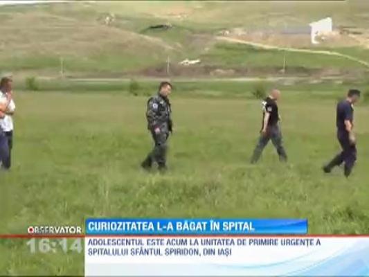 Tragedie! Adolescent grav rănit de explozia unui proiectil