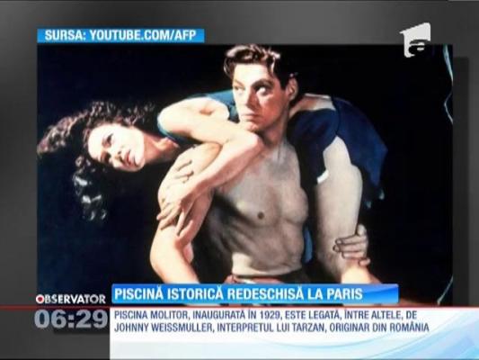 Românul "Tarzan" a dat numele unei piscine din Paris