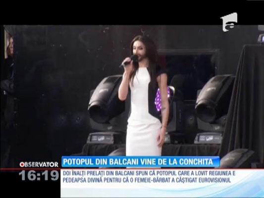 Conchita Wurst, vinovată de potopul din Balcani