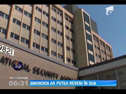 Edward Snowden ar putea reveni în Statele Unite