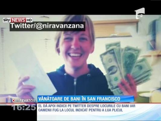 Un bogătaş anonim lipeşte plicuri cu sute de dolari în diferite locuri din San Francisco