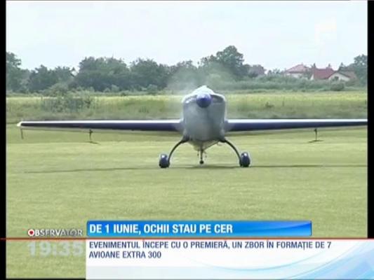 De 1 iunie, spectacol în aer la Clinceni