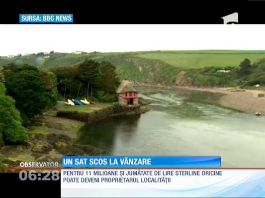 Un sat din Marea Britanie a fost scos la vânzare