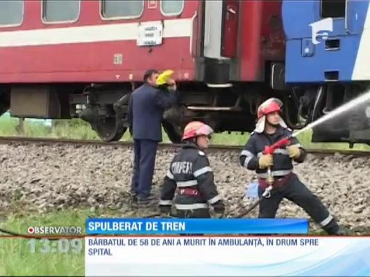 Şofer de TIR, spulberat de tren