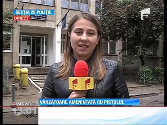 Vânzătoare ameninţată cu pistolul