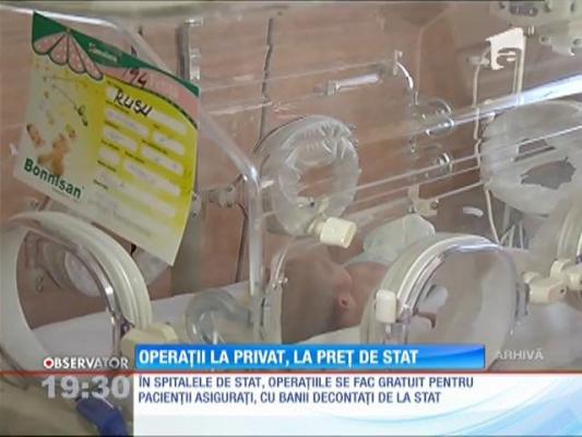 Prețurile spitalelor! La privat e ca la stat?