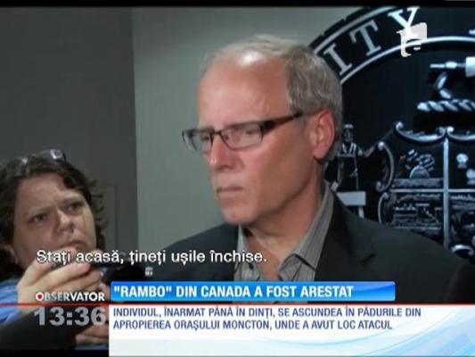 Update! Canadianul care a ucis trei poliţişti şi a rănit alţi doi a fost arestat