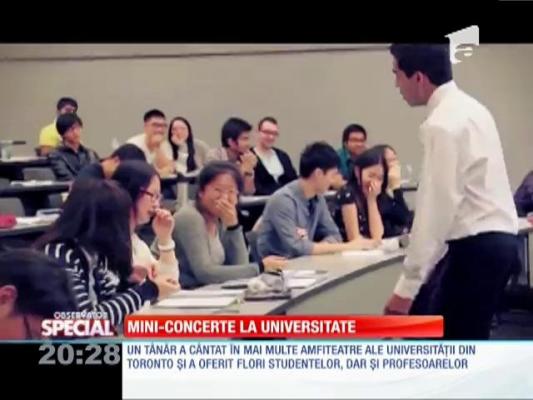 SPECIAL! Mini-concerte la universitate