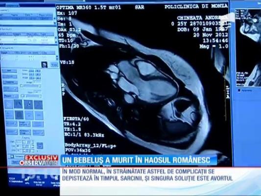 Revoltător! Bebeluş mort din cauza haosului din spitalele din România