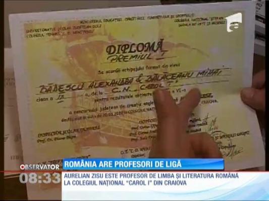 Profesorul Aurelian Zisu, calificat în finala "Ligii Profesorilor Excepţionali"
